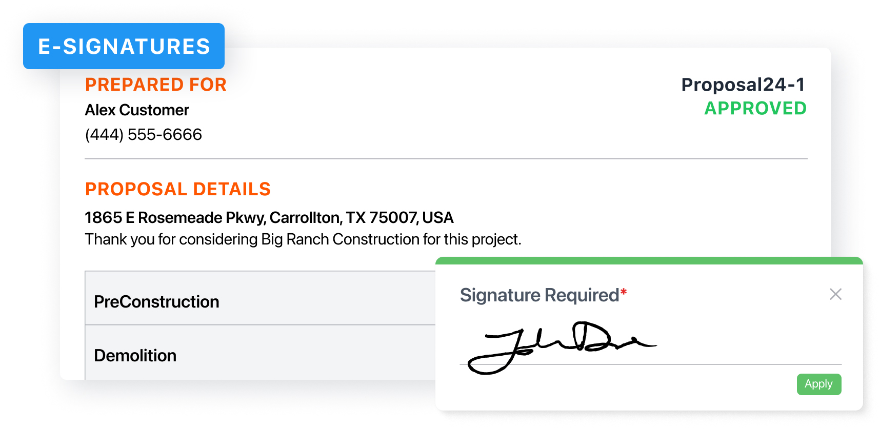 JobTread digital approvals