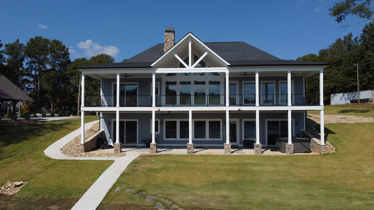 Caba Homes Gallery - giant house on the water