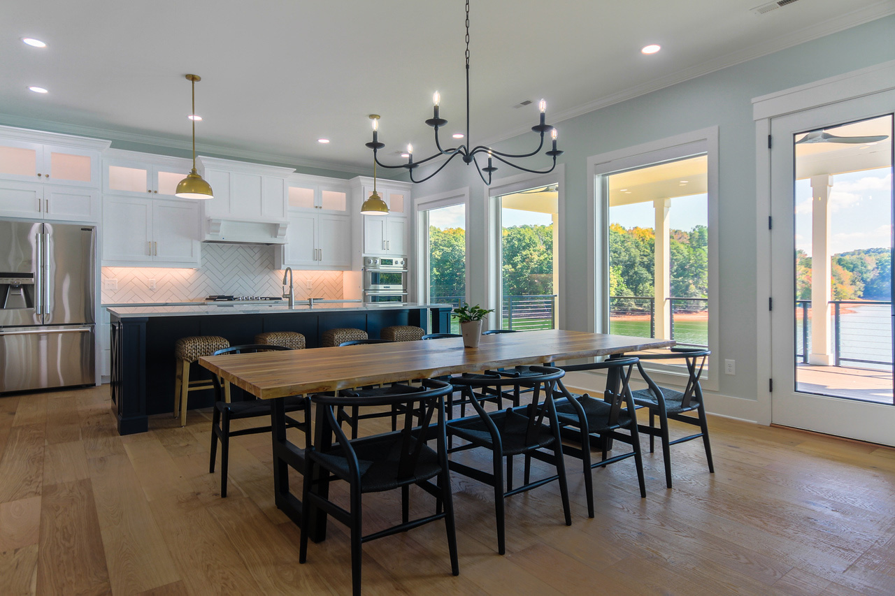 Caba Homes Gallery - kitchen with rustic table